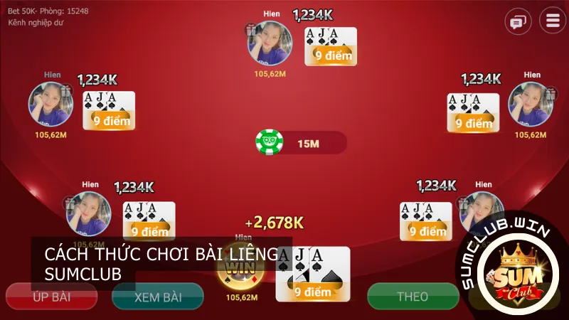 Cách thức chơi bài liêng Sumclub