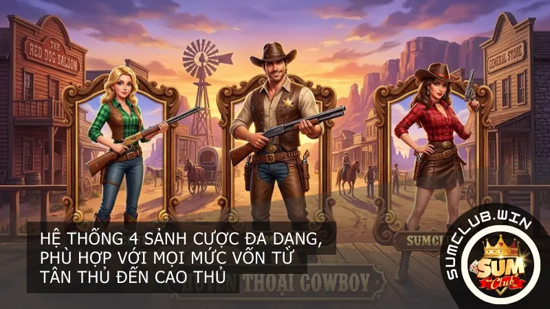 Hệ thống 4 sảnh cược đa dạng, phù hợp với mọi mức vốn từ tân thủ đến cao thủ