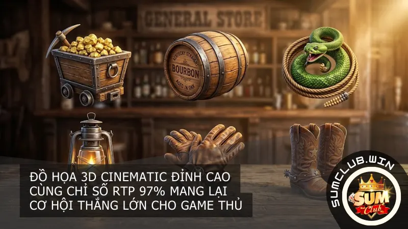 Huyền Thoại Cowboy Sumclub – Siêu phẩm nổ hũ tái hiện thế giới Viễn Tây đầy kịch tính