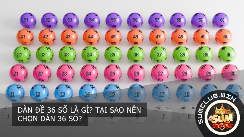 Dàn đề 36 số là gì? Đây là tập hợp các con số giúp người chơi tăng xác suất trúng giải đặc biệt